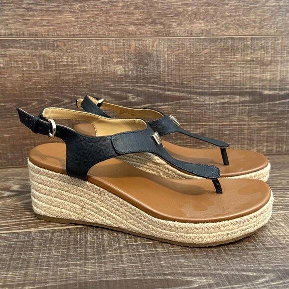 Michael Kors T-Strap Wedge Sandal - Size 8 - Picture 5 of 15